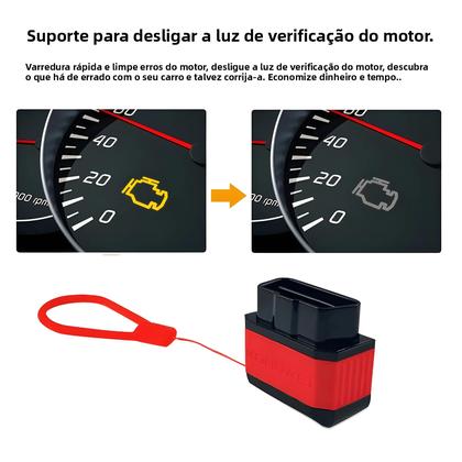 Imagem de Scanner OBD2 Bluetooth 5.0 KONNWEI KW905 ELM327 V1.5 PIC18F25K80 Para Ferramenta De Diagnóstico De