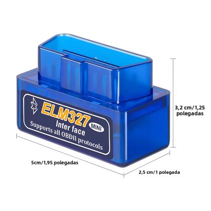 Imagem de Scanner OBD2 Bluetooth ELM327 V2.1 Mini Ferramenta De Diagnóstico Automotivo Para Android iOS