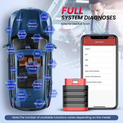 Imagem de Scanner OBD2 Bluetooth Thinkcar Thinkdiag Mini