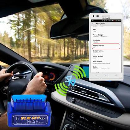 Imagem de Scanner OBD2 Bluetooth WiFi ELM327 Ferramenta De Diagnóstico Automotivo V2.1 Para iOS Android