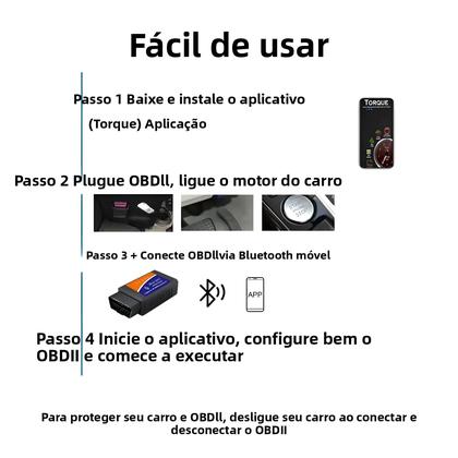 Imagem de Scanner OBD2 Bluetooth WiFi ELM327 V2.1 Ferramenta De Diagnóstico Automotivo Para Android iOS