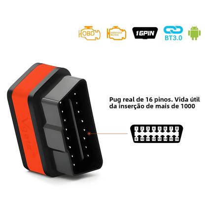 Imagem de Scanner OBD2 Bluetooth WIFI Vgate iCar2 ELM327 V2.2 Para Ferramenta De Diagnóstico Automotivo IOS