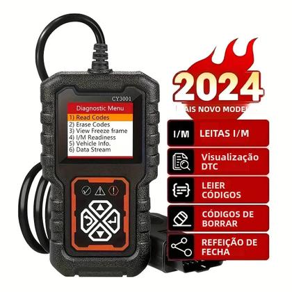 Imagem de Scanner OBD2 Universal Creader 3001 Leitor De Códigos De Falha Do Motor Modo 6 Ferramenta De