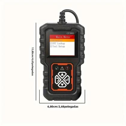 Imagem de Scanner OBD2 Universal Creader 3001 Leitor De Códigos De Falha Do Motor Modo 6 Ferramenta De