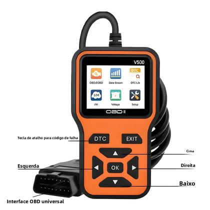 Imagem de Scanner OBD2 Universal V500 Leitor De Códigos Instantâneo Verificação De Voltagem Diagnóstico