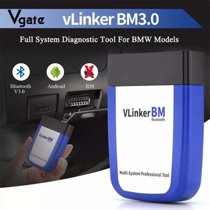 Imagem de Scanner OBD2 Vgate VLinker BM Bluetooth3.0 para Bimmercode