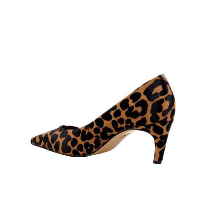 Imagem de Scarpin Animal Print Carrano Essential Couro Salto Médio Fino 6,3cm