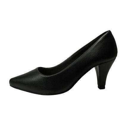 Imagem de Scarpin Baixo Luiza Sobreira Couro Preto Mod. 2224