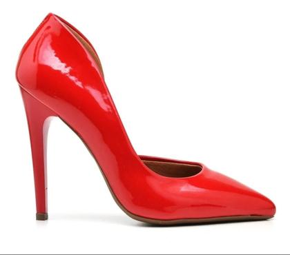 Imagem de Scarpin Fem Ptah Salto Alto, Bico Fino, Aberto na Lateral, Muito Conforto e Estilo