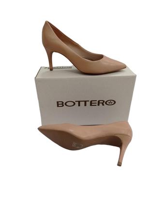 Imagem de Scarpin feminino bottero 353701 em couro salto fino 7,5 cm