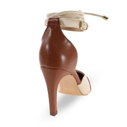 Imagem de Scarpin Feminino Salto Alto Amarração P39
