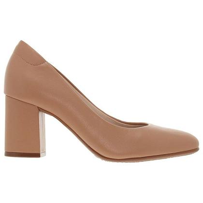 Imagem de Scarpin Feminino Salto Bloco Nude Beira Rio 4320.100