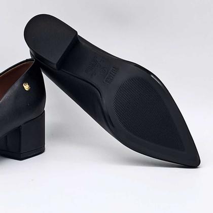 Imagem de Scarpin Feminino Vizzano Salto Grosso Baixo Estilo 1220.315