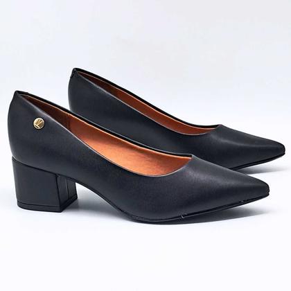 Imagem de Scarpin Feminino Vizzano Salto Grosso Baixo Estilo 1220.315
