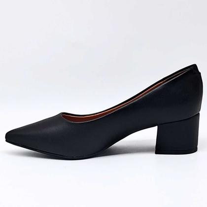 Imagem de Scarpin Feminino Vizzano Salto Grosso Baixo Estilo 1220.315