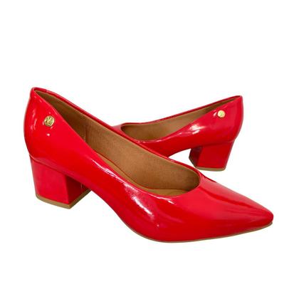 Imagem de Scarpin Feminino Vizzano Salto Médio Bloco Grosso
