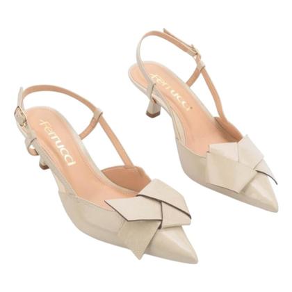 Imagem de Scarpin laço kitten heel ferrucci 2516304pc