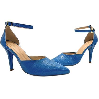 Imagem de Scarpin Mozione Sapato Feminino Salto Alto 10cm Com Fivela 107