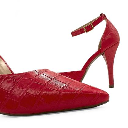 Imagem de Scarpin Mozione Sapato Feminino Salto Alto 10cm Com Fivela 107