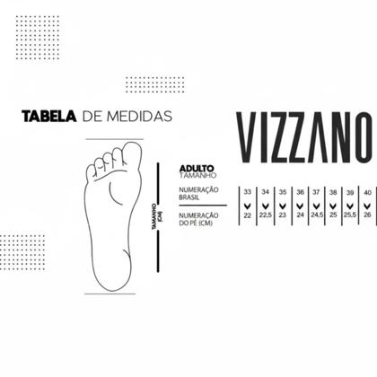 Imagem de Scarpin Mule Vizzano Bico Fino Tira Strass Brilho 1122.886