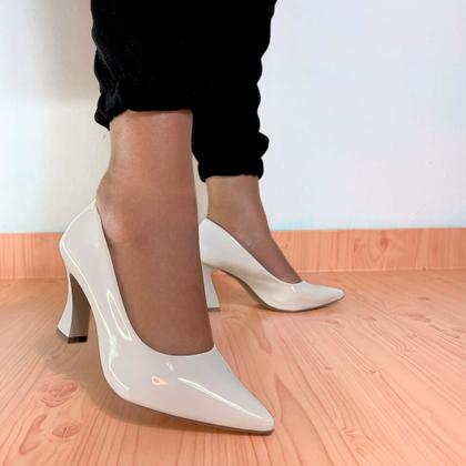 Imagem de Scarpin Salto Alto 8cm Mozione Sapato Taça Calçado Conforto Macio 18