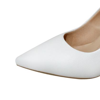 Imagem de Scarpin Salto Alto Fino 10 cm Luiza Sobreira Branco Mod. 2258