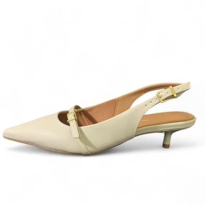 Imagem de Scarpin Salto Baixo Off Com Fivela Vizzano 1441103