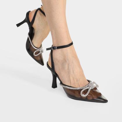 Imagem de Scarpin Shoestock Vinil Salto Alto
