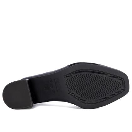 Imagem de Scarpin Usaflex AC2526 Salto Bloco Couro Feminino