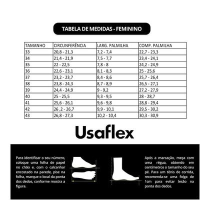 Imagem de Scarpin Usaflex Feminino Salto Bloco Casual AC2526