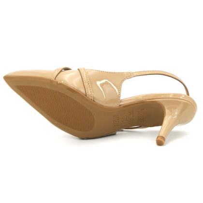 Imagem de Scarpin Vizzano 1185.1124 Salto Medio Slingback Fivela Moda