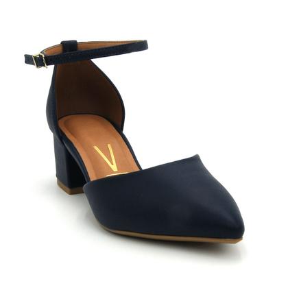 Imagem de Scarpin Vizzano 1220.317 Sapato Salto Grosso Baixo Feminino