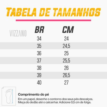 Imagem de Scarpin Vizzano Salto Médio Bico Fino Feminino