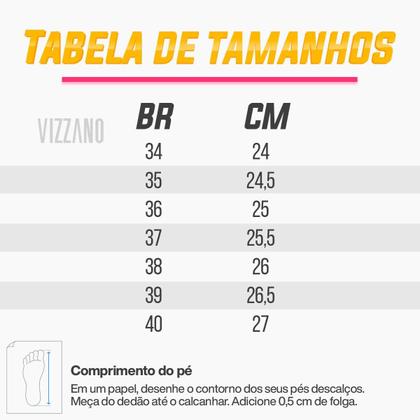 Imagem de Scarpin Vizzano Salto Médio Bico Fino