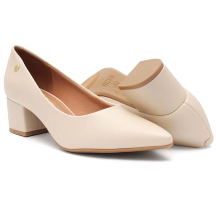 Imagem de Scarpin Vizzano Salto Médio Bloco Sapato Confortável
