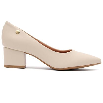 Imagem de Scarpin Vizzano Salto Médio Bloco Sapato Confortável
