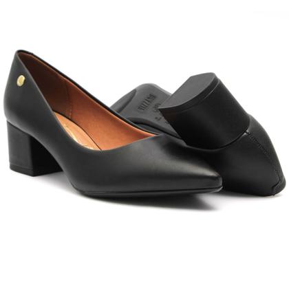 Imagem de Scarpin Vizzano Salto Médio Bloco Sapato Confortável