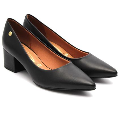 Imagem de Scarpin Vizzano Salto Médio Bloco Sapato Confortável