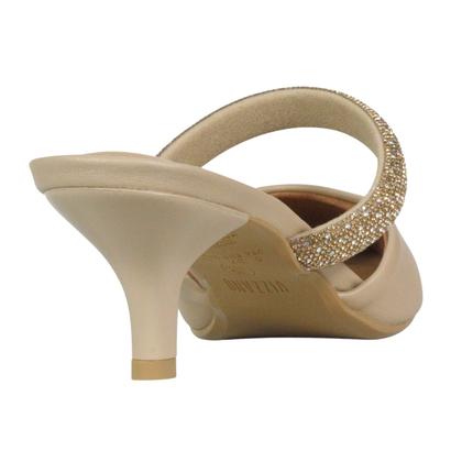 Imagem de Scarpin Vizzano Salto Médio Brilho Mule Elegante 1122.886