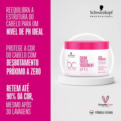 Imagem de Schwarzkopf BC Clean Performance pH4.5 Color Freeze - Máscara de Tratamento