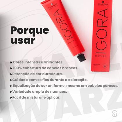 Imagem de Schwarzkopf Igora Royal Coloração 9/98 Louro Extra Claro Violeta Vermelho 60ml