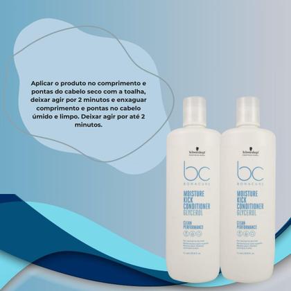 Imagem de Schwarzkopf Moisture Kick Kit 2 Condicionador 1L