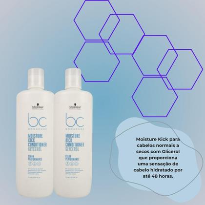Imagem de Schwarzkopf Moisture Kick Kit 2 Condicionador 1L
