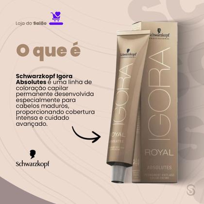 Schwarzkopf Royal Absolutes 7-460 Louro Med Bege Marrom 60g