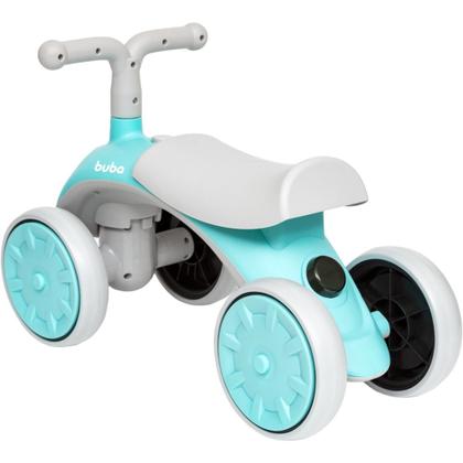 Imagem de Scooter Bike Bicicleta de Equilibrio Azul Infantil Bebe Criança 4 Rodas 18032 Buba