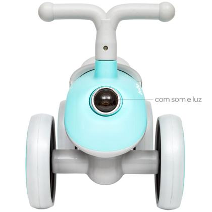Imagem de Scooter Bike Bicicleta de Equilibrio Azul Infantil Bebe Criança 4 Rodas 18032 Buba