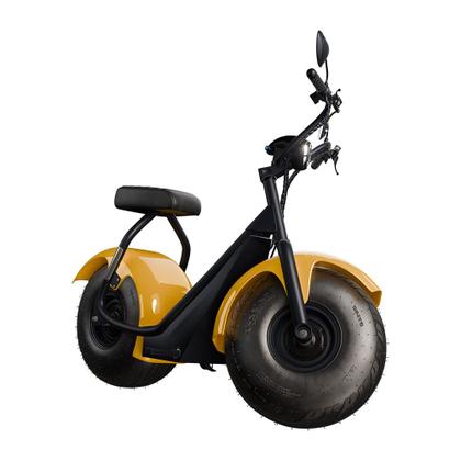 Imagem de Scooter Elétrica Tui 1000w Amarela Autonomia 60km