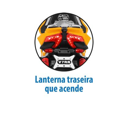 Imagem de Scooter Sport Amarela Elétrica 12V - Bandeirante