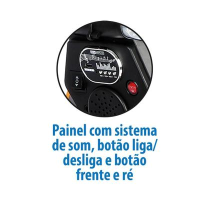 Imagem de Scooter Sport Amarela Elétrica 12V - Bandeirante