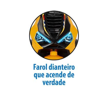 Imagem de Scooter Sport Amarela Elétrica 12V - Bandeirante